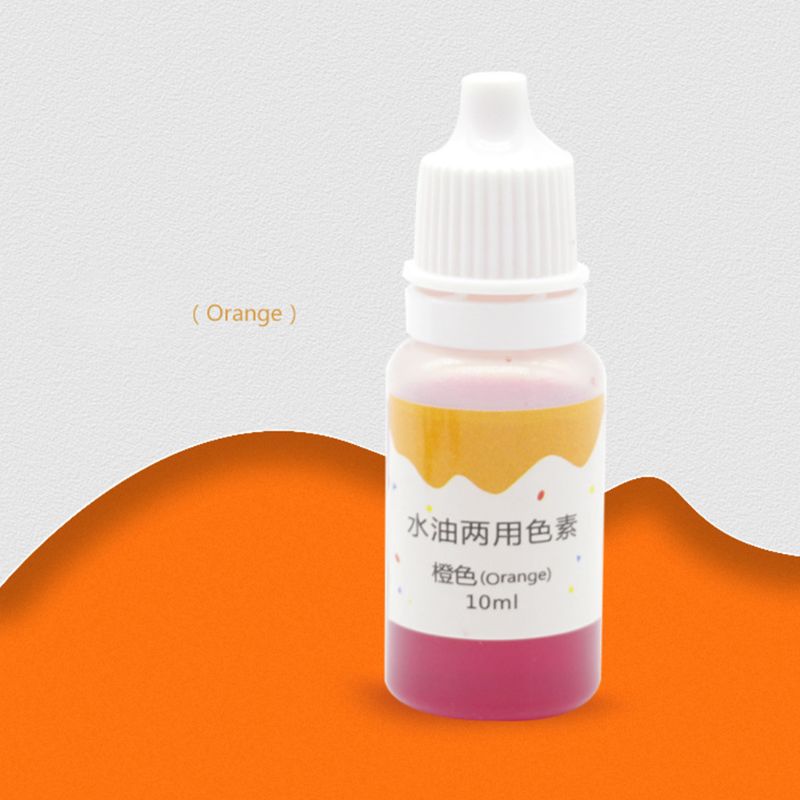 12 Stks/set Diy Bakken Plastic Klei Water Olie Dual-Gebruik Epoxy Pigment 54DC