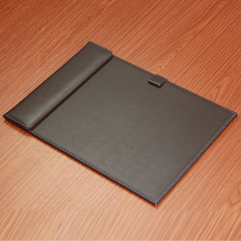 A4 PU leather business office file folder a4 conference menu clipboard desk set stationery organizer document holder folder 311F