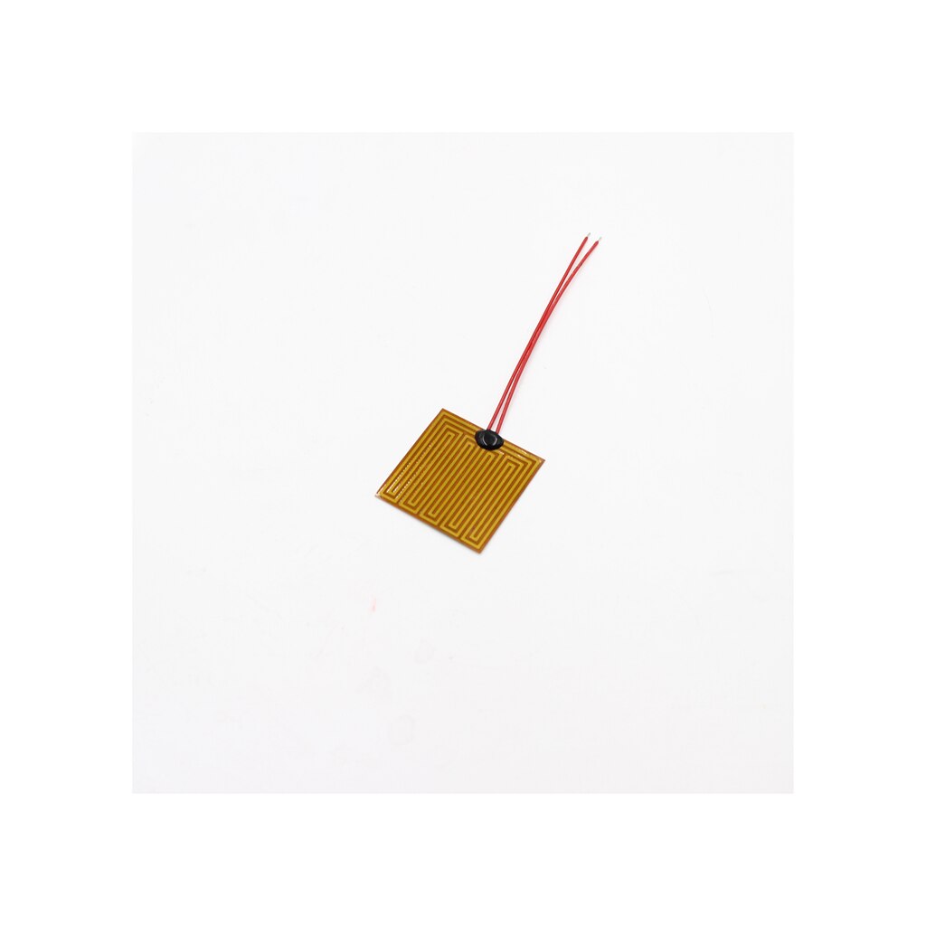 40x40mm 5v 12v 24v 110v 220v pi filme de aquecimento polyimida adesivo aquecedor elétrico placa almofada do painel esteira da folha de combustível tanque de motor de óleo