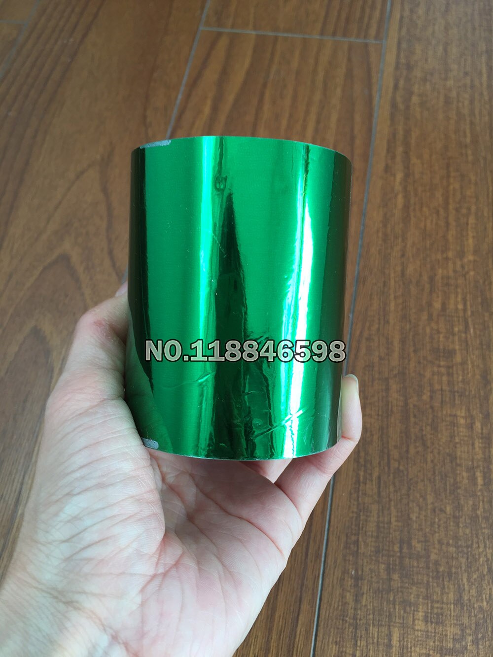 Groene Kleur Folie Papier Stamping Box/Plastic/ppc/pvc/pp Materiaal