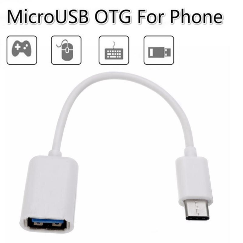 1 Pc Hoge Qulity Glossy Type-C Otg Datakabel Usb 2.0 Type-C Otg Adapter Voor iphone Ipad Smart Phone Tablet