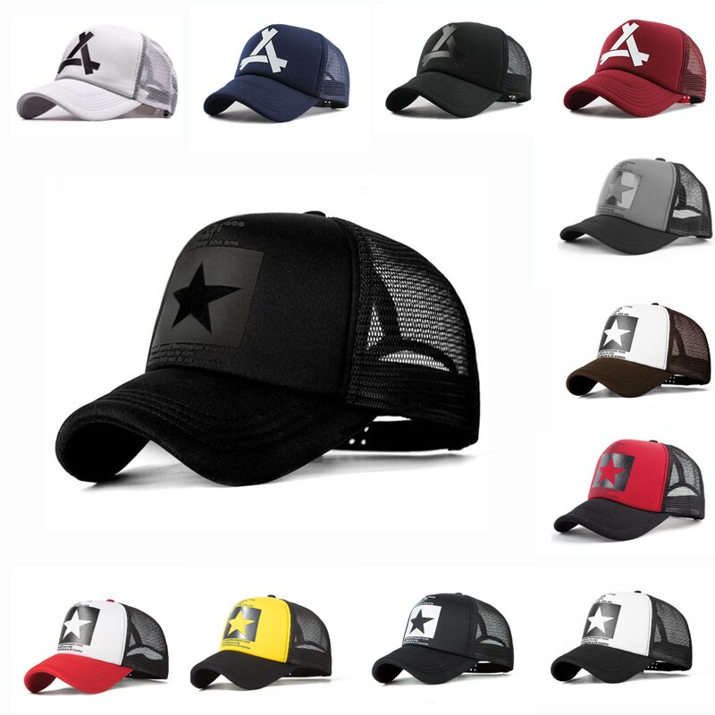 Brand Baseball Cap Women Baseball Hat Breathable Men Women Summer Mesh Cap Baseball Caps Gorras