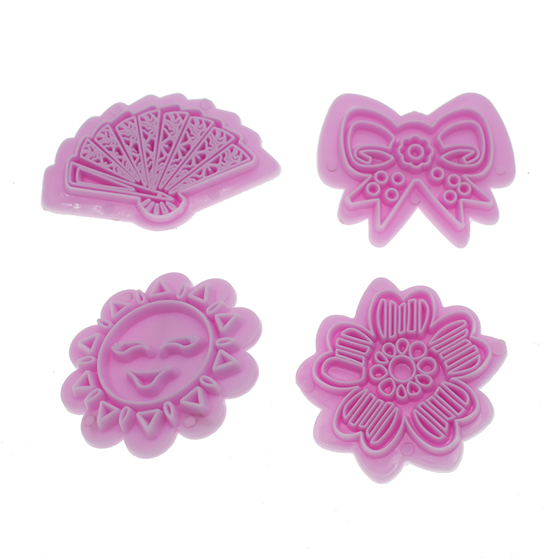 Polymer Clay Tool Embossing Plastic Stamp Mandala/snow/butterfly/flower Pattern Stammping Sheet Pottery Ceramic Texture Tools: 010