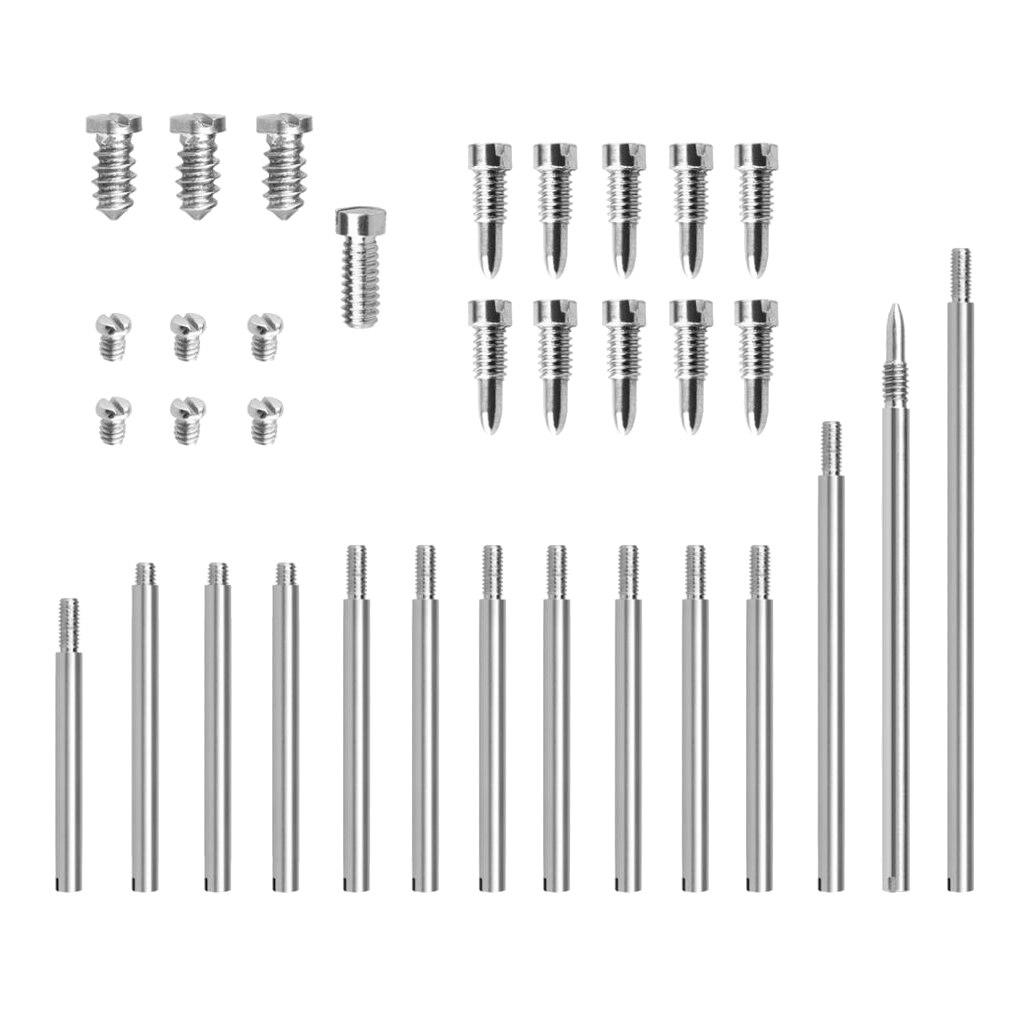 Metal Clarinet Fitting Threaded Shafts Screw Set Woodwind Adjustment Repair Part