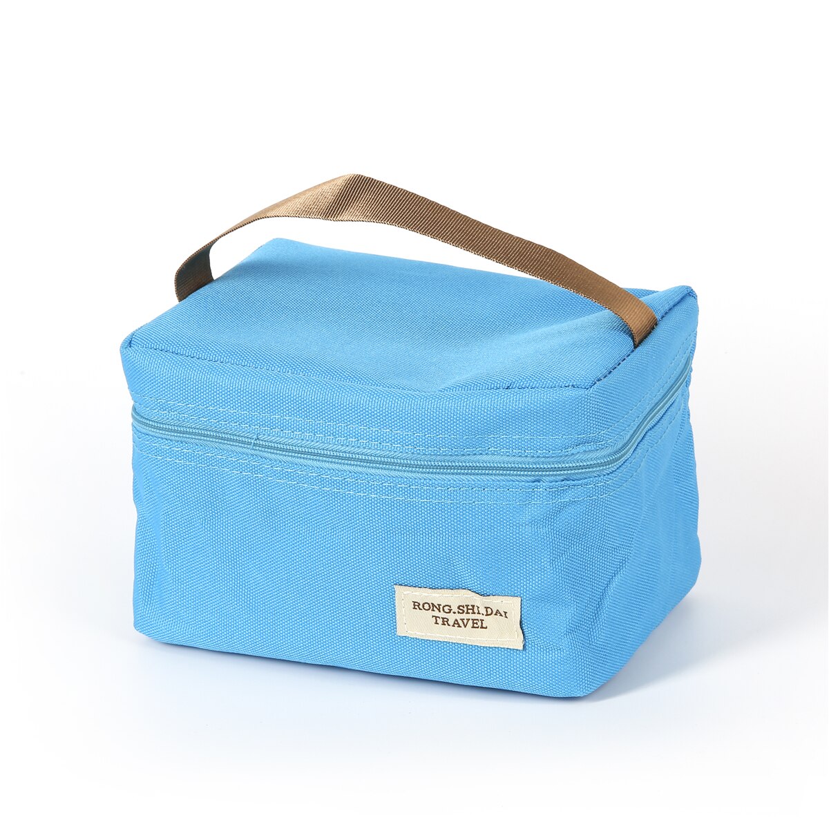 Draagbare, thermisch geïsoleerde koelbox, picknicklunchtassen, opbergtas: Blauw
