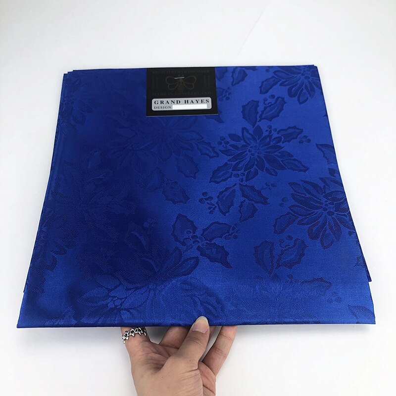Newest teal green nigerian gele headtie fabric 1pcs/bag HLX043 wedding aso ebi african regular headtie: royal blue
