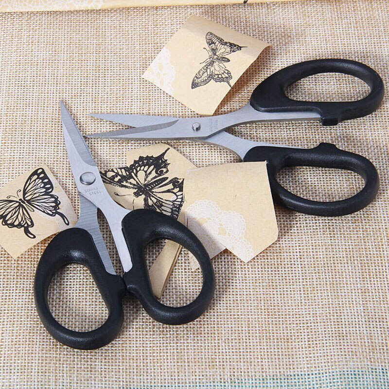 Mini Tijeras de Costura Para bordar, acero inoxidable, Vintage, punta fina, precisión, Para manualidades, tela, escuela, Tijeras Para Costura E