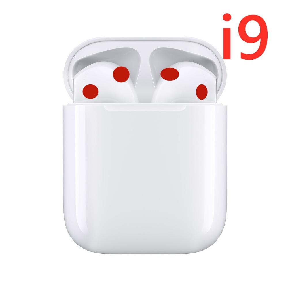 TWS airpods Senza Fili Bluetooth 5.0 Auricolare TWS i12 11 9s 7S Macaron Auricolari Con Il Mic di Ricarica Scatola Auricolare cuffie senza fili: i9