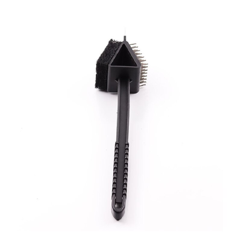 3 in 1 Barbecue Grill Brush With Scraper and Sponge Stainless Steel BBQ Easy Clean Tool Universal Premium Brush BOM666