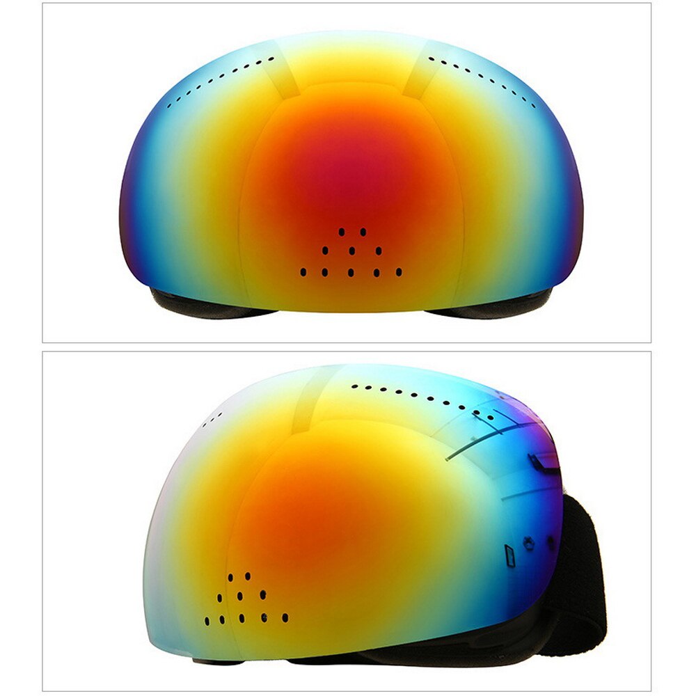 Ski Goggles Double Layers Anti-fog Large Spherical Full Face Block Nasal Snow Goggles Cocker Myopia Glasses OutdoorAccessories