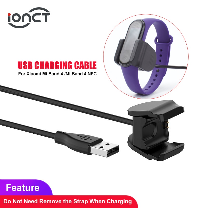 Ionct Usb Charger Kabel Voor Xiao Mi Mi Band 2/3/4 Charger Demontage-Gratis Adapter Opladen accessoires Mi Band 4 Nfc Kabel Lading