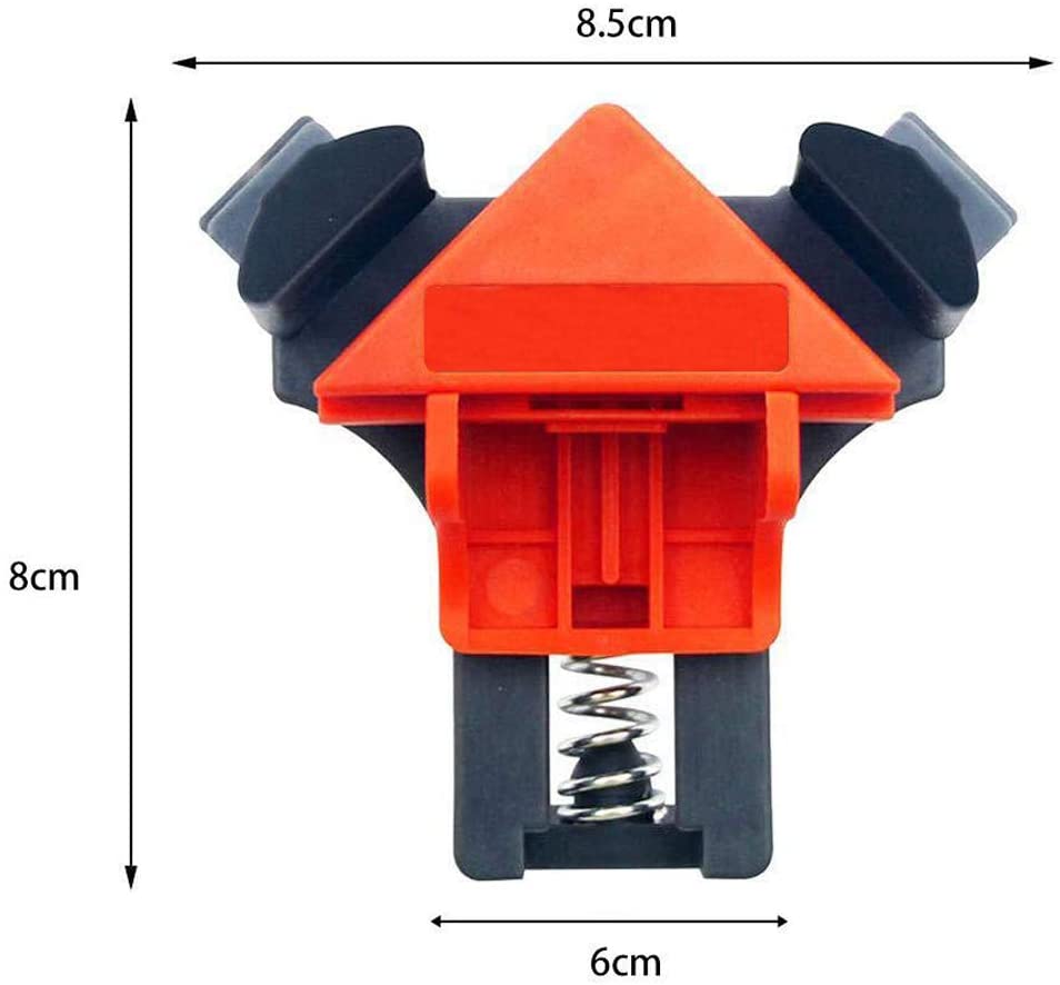 4Pcs 90 Degree Right Angle Clamps Fixing Clips Adjustable Corner Clamp for Welding