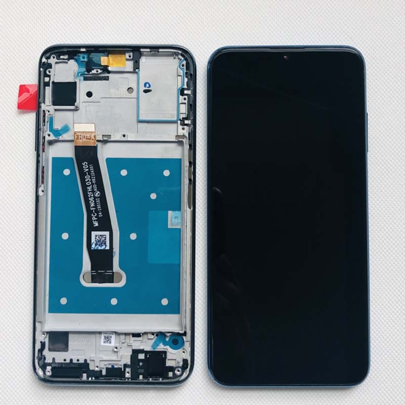 100% pantalla Original para Huawei Honor 10 Lite LCD Digitalizador de pantalla táctil con Marco Mundial versión 6,21 "HRY-LX1 HRY-LX2 HRY-L21