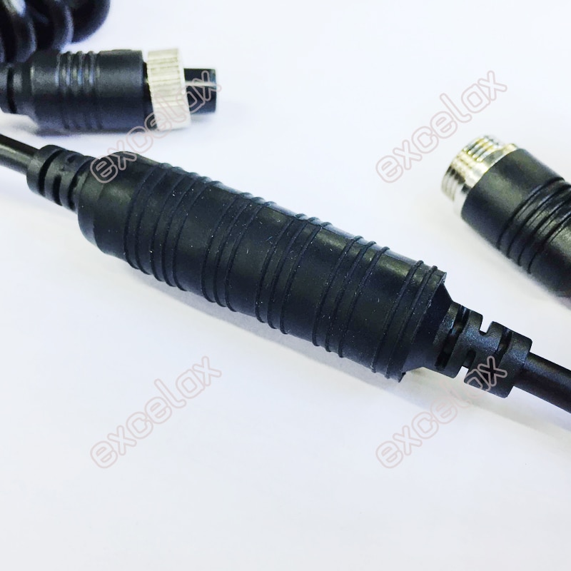 10PCS/Lot 4-Pin Aviation Plug Connector Waterproof Dustproof Rubber Cover Cap Protector for Outdoor CCTV Installation