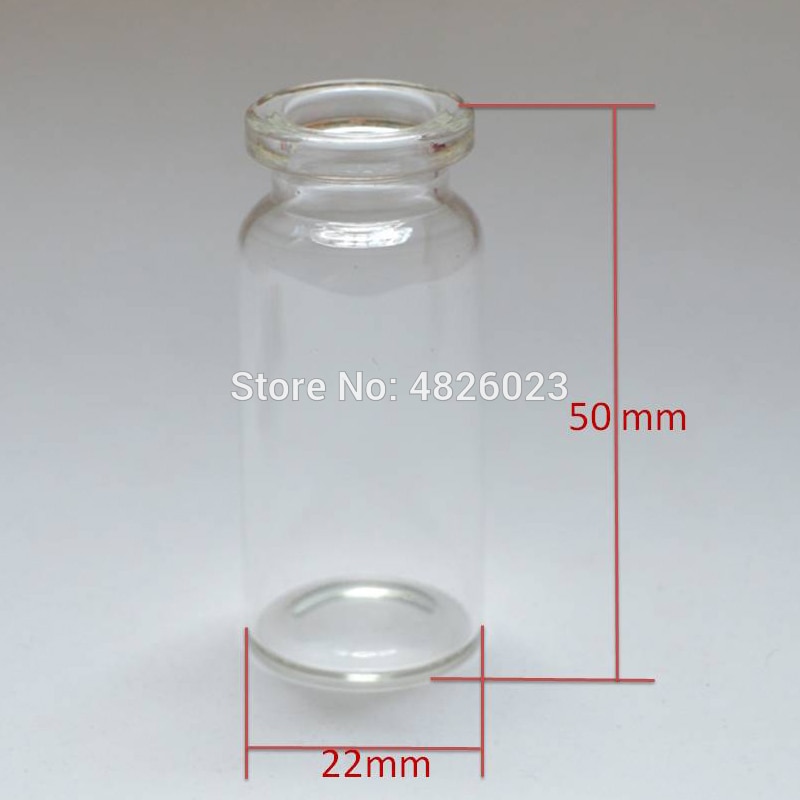 5 Pcs 10 Ml Wishing Glazen Fles Met Kurk Lege 10CC Clear Glazen Flesjes Display Fles