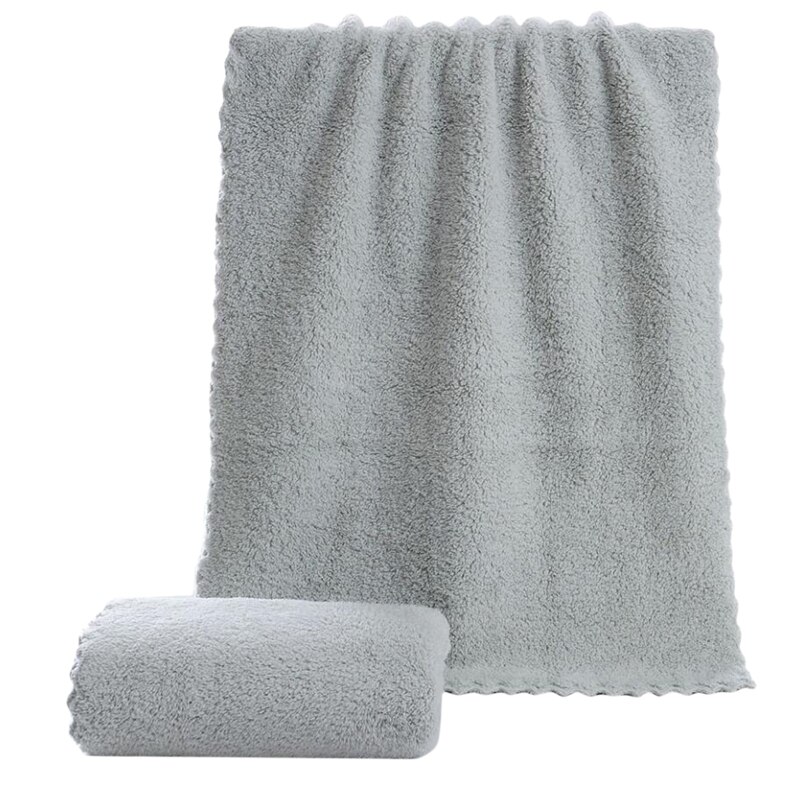 Superfine Fiber Soft Melange Child Towel Hand Towel Home Cleaning Face For Baby For Kids: gray