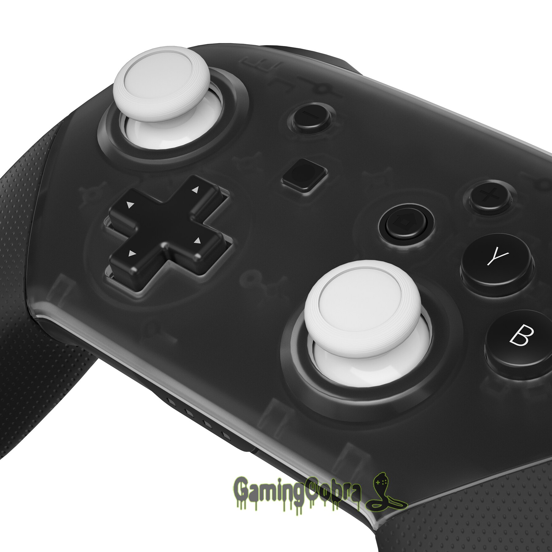 EXtremeRate Weiß Ersatz 3D Joystick Thumbsticks Analog Daumen-Stöcke mit Kreuzschlitz-schraubendreher für NS Schalter Profi Regler