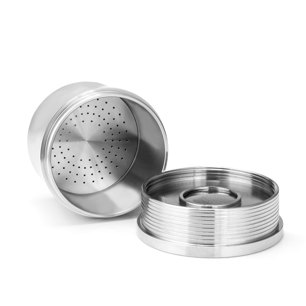 Icafilas påfyllbart metallfilter för illy kaffemaskin café kapslar kopp metall rostfritt stål återanvändbara kaffekorgar kapslar
