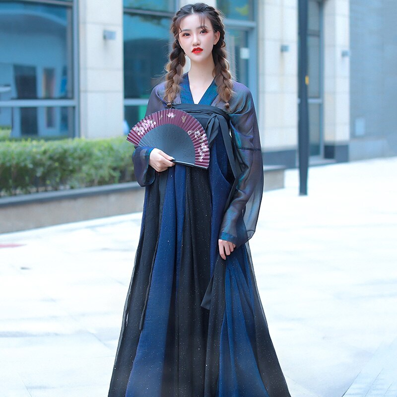 2020 hanfu traje de dança chinesa tradicional roupa de palco hanfu feminino vestido antigo festival folclórico desempenho roupas