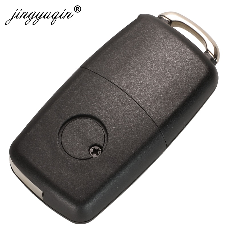 jingyuqin Remote Key FOB 2 Buttons 433MHZ ID48 1J0 959 753N/753AG/753CT 7M3959753 for Volkswagen VW Passat Golf MK4 Bora Polo