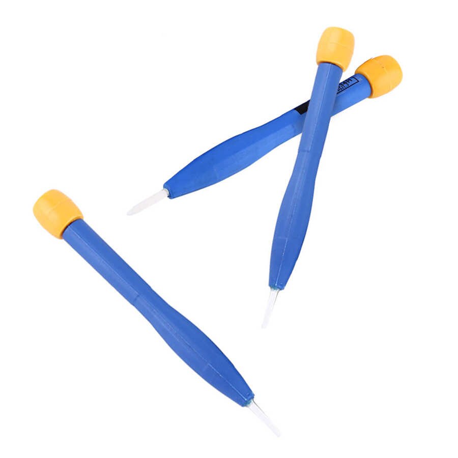 8Pcs Anti-static Screwdrivers Set Adjust Frequency Screw Driver Kit Plastic Ceramic Screwdriver Set Slotted Repair Hand Tools