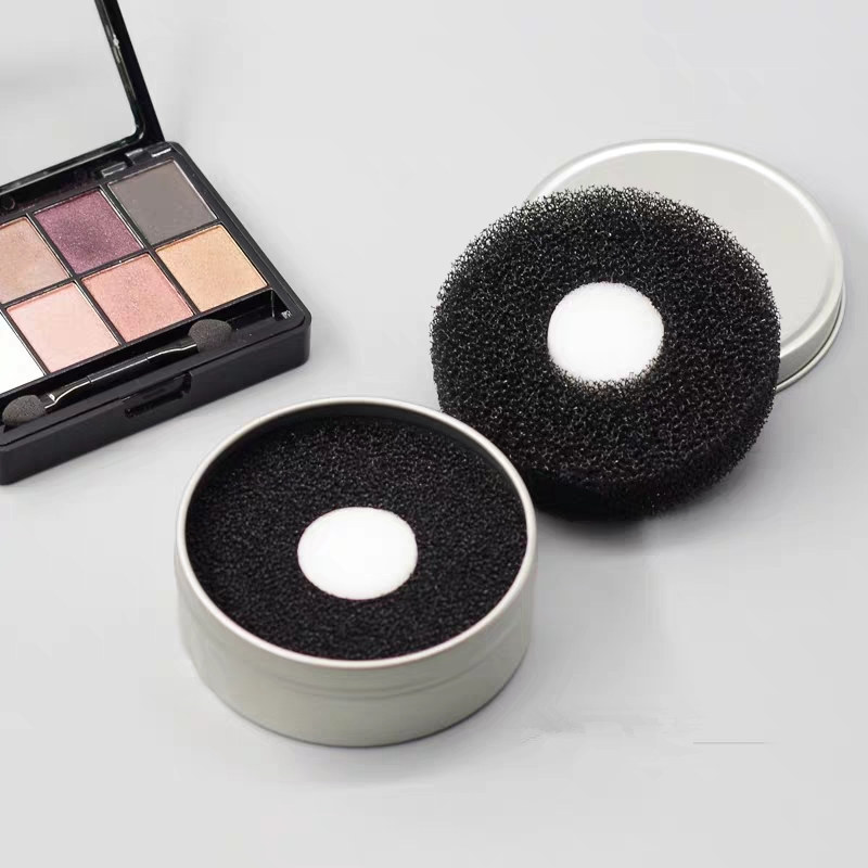 Make-up Pinsel Reiniger Schwamm Entferner Farbe Off Aktivkohle Schwamm Schnelle Reinigung Pulver Werkzeug Kosmetik Pinsel Trockenen Waschen Box