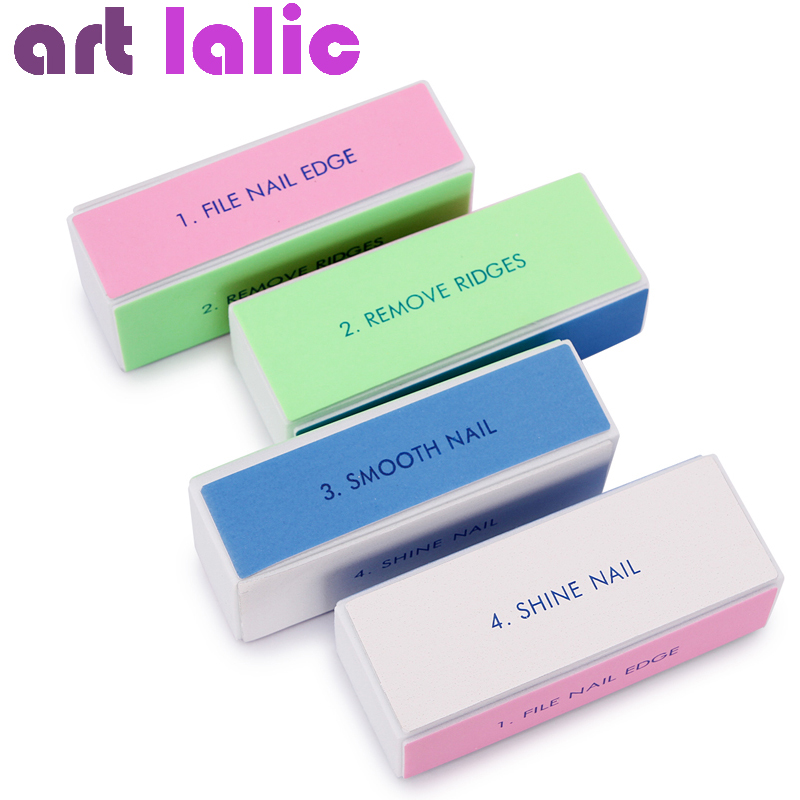 Mini Double Sided Emery Board Nail Files - Pink/Teal (Grits: 80/80 to  180/240) - Beauticom, Inc.