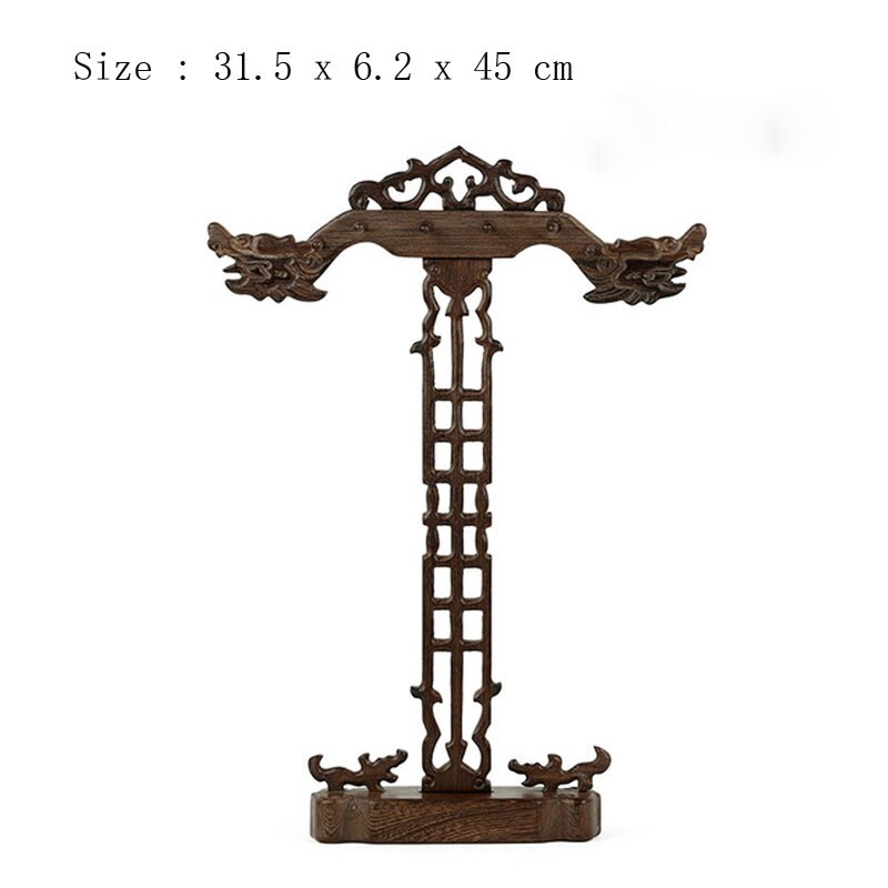 Rose Hout Grote Size Kalligrafieborstel Houder Antieke Stijl Traditionele Schilderen Schrijven Pen Houder Borstel Rack: Style 1