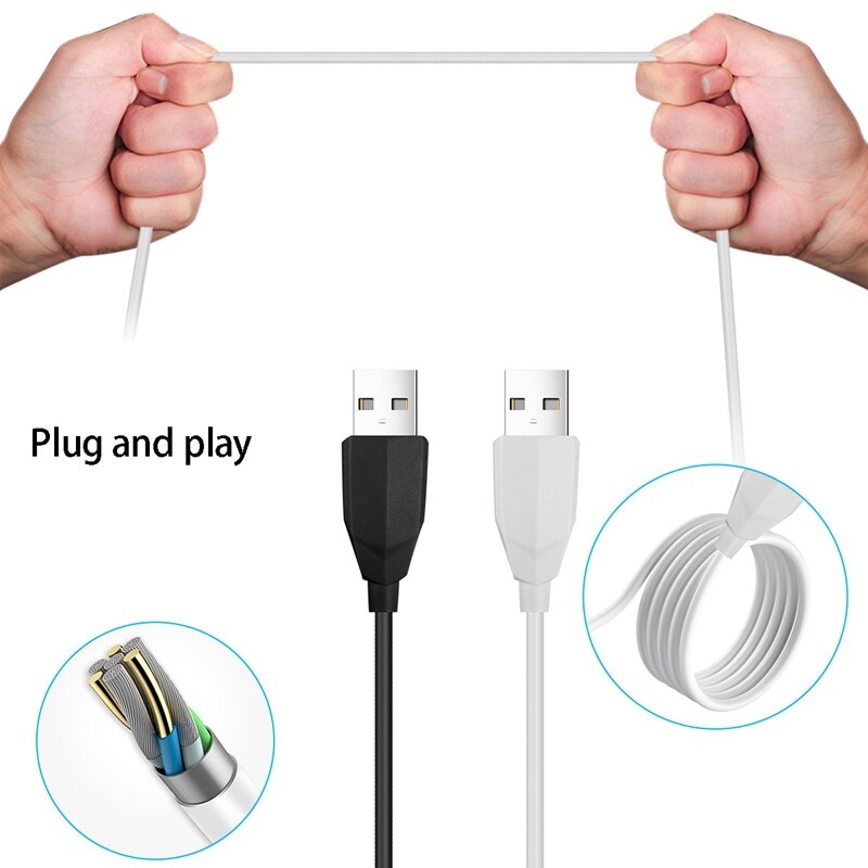 USB Microphone 360 ​​° Sound Collection Press Switch for PC/Windows