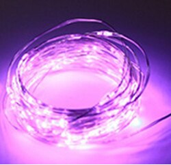 Indoor outdoors Bottle lamp string LED Bottle lamp Valentine's Day Christmas decoration The wine bottle Lamp string: Purple 10PC