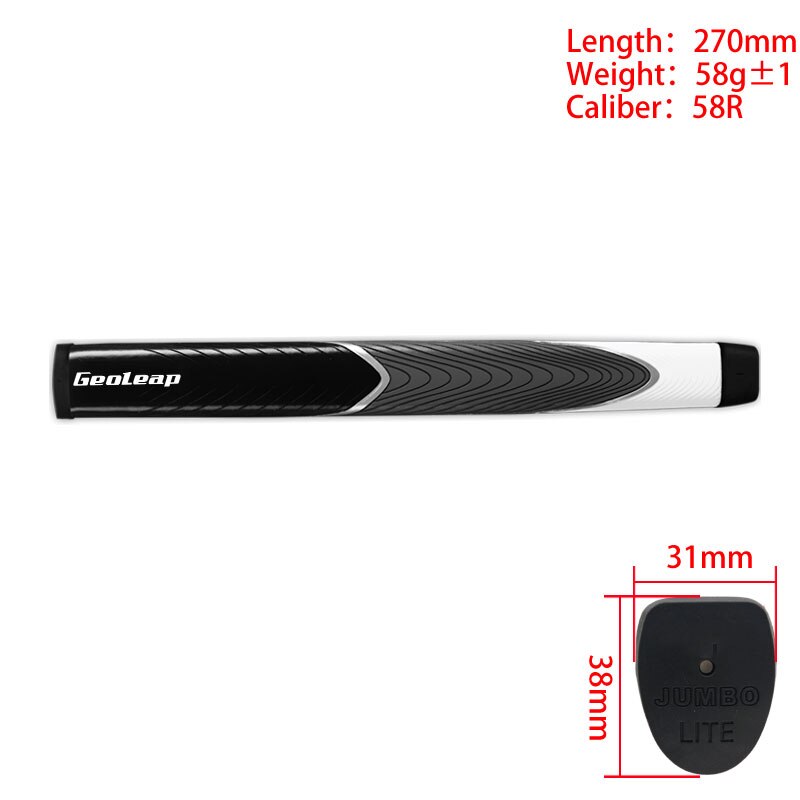 Jumbo größe putter grip Super licht Überlegene fabrik outlet: Black