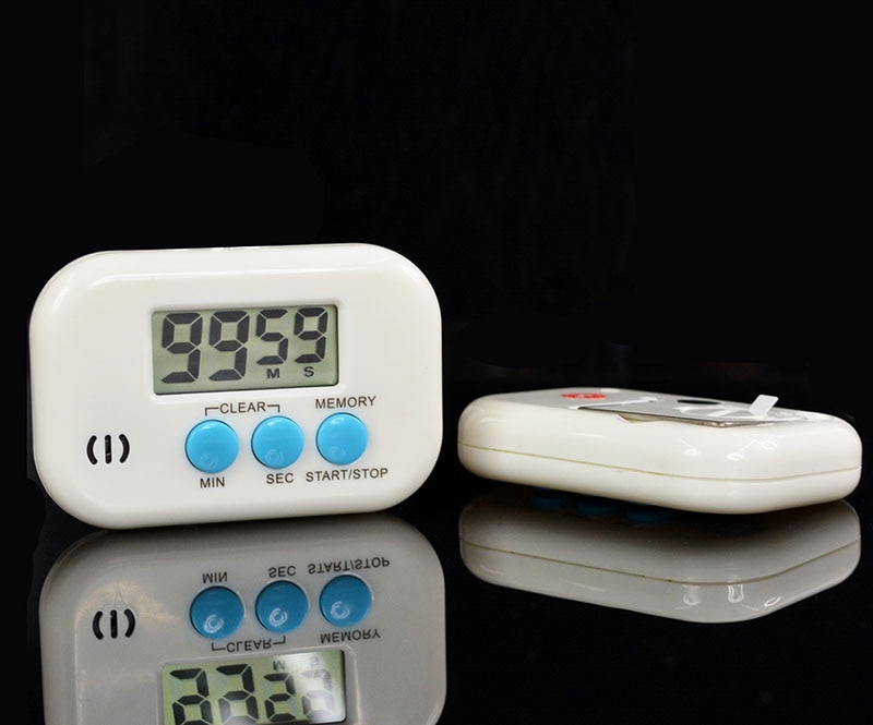 Alarma electrónica contador hasta la cocina Digital de cocina reloj magnético LCD temporizador