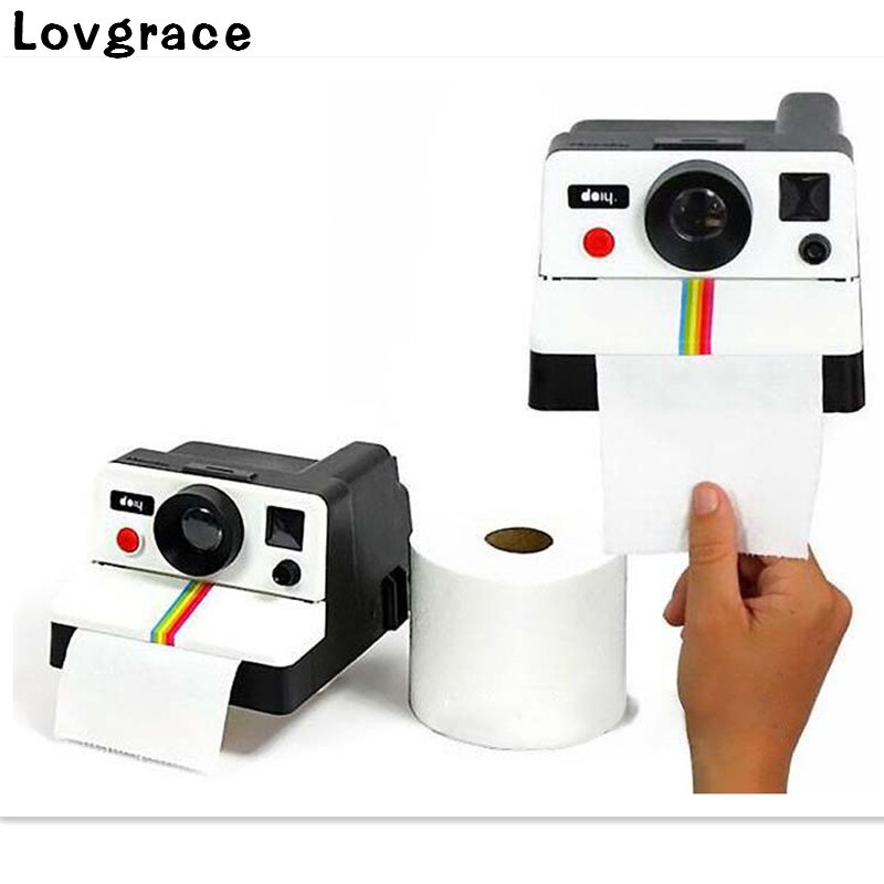 Lovgrace camera type tissue box handdoek servet dispenser papierhouder nordic tissue box servethouder papier huis auto decoratie