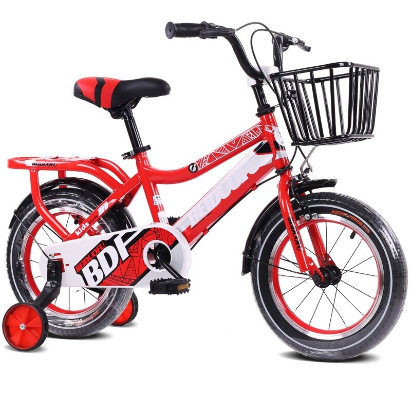 Lazychild 12/14/16/18 Inch Kinderen Fiets Kindje Fiets Fiets Voor Jongen Meisje Kinderen Fiets Kinderen &#39;S Chrimas: red 12inch