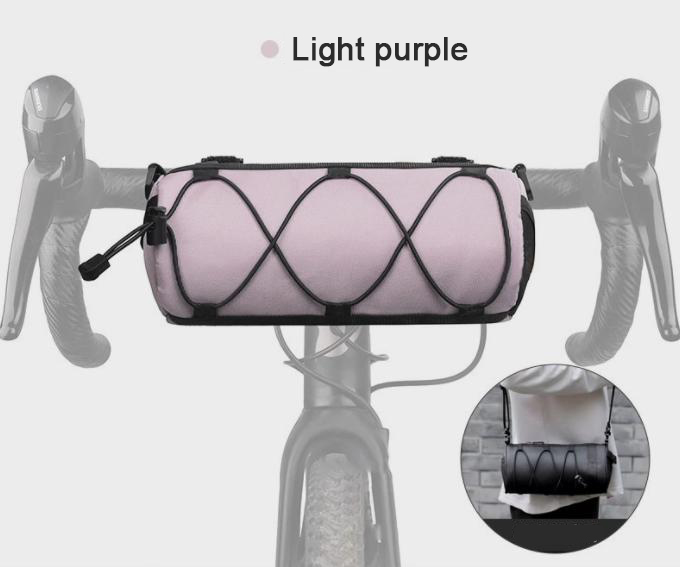 Fietsvoorstuurtas Buiten Fietsopslag Multifunctionele Fietsen MTB-tassen Draagbare rijschoudertas Fietsaccessoires: Paars