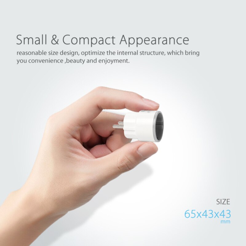 WiFi Power Plug Remote Control Electrical Sockets With Metering Timing Delayed Smart Socket EU One key ON/OFF Set Appliances