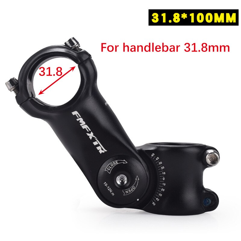 FMF Bike Stem adjustable angle stem 25.4mm 31.8mm handlebar height increase riser stem mtb mountain bike road