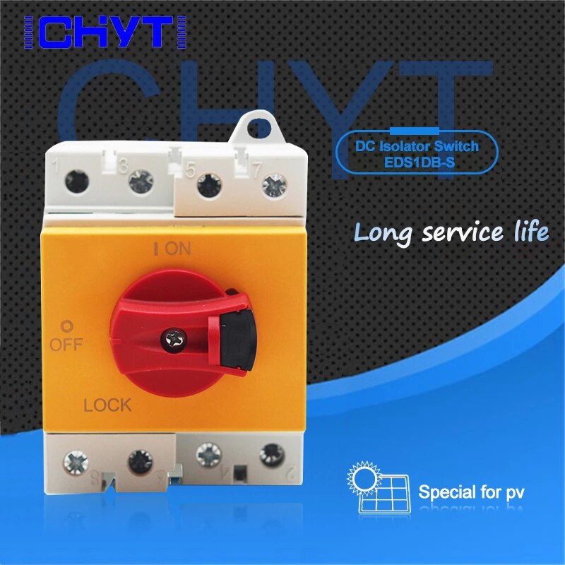 2p 32a 600v 4p 32a 1000v 1200v solenergi dc isolator bryterbryter med tuv ce