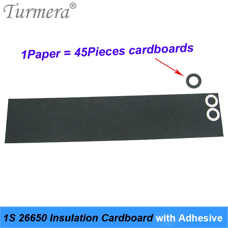 18650 isolant de batterie anneau isolant papier carton adhésif pour 18650 21700 26650 32700 Lifepo4 batterie Pack utilisation M2 Turmera: 26550 Paper