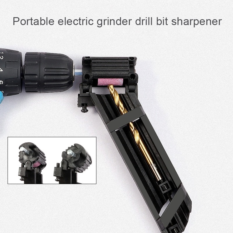 Upgrade Adjustable Portable Electric Drill Polishing Drill Grinding Wheel Drill Bits Set Sharpener For Step Drill Accessories