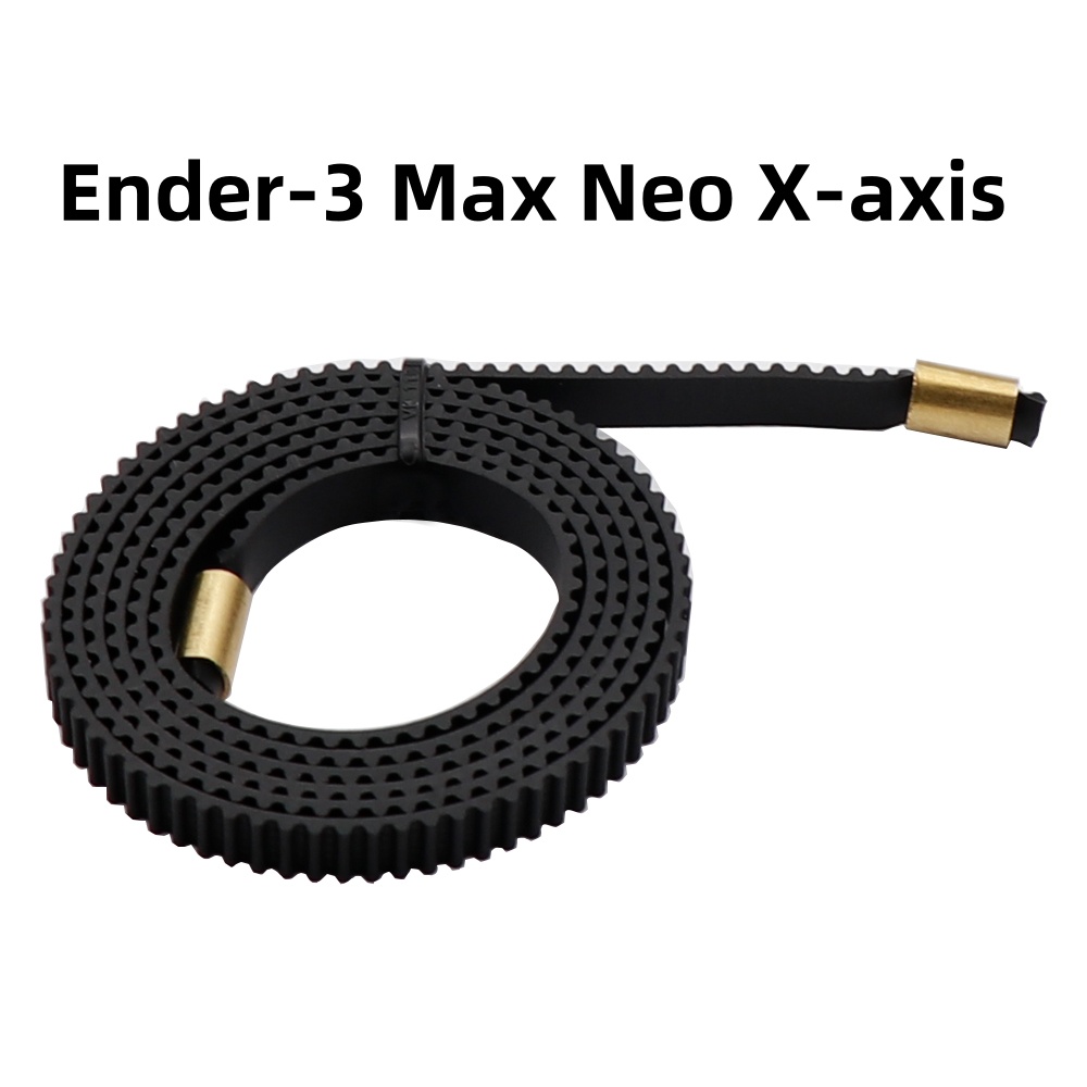 Creality ender -3 max neo x+y-as synchrone riem voor ender -3 max/neo/ender -3 v2/ neo 3d printeronderdelen: Zwart