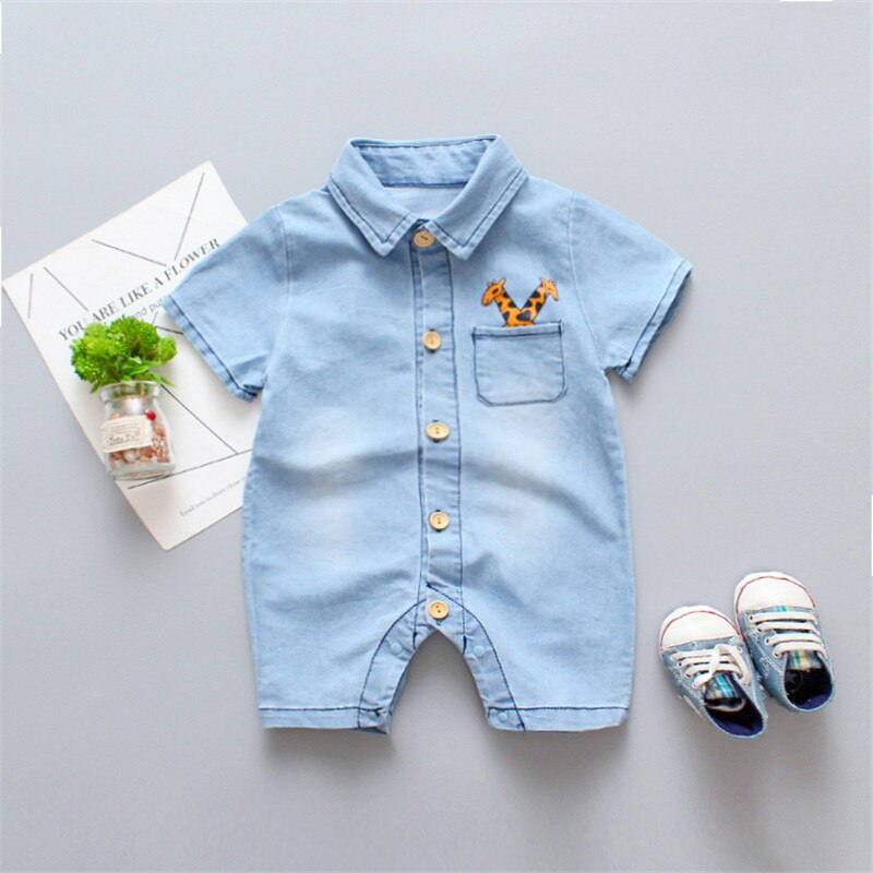 IENENS freundlicher Baby Junge Jumper Mädchen Kleidung Hosen Denim kurze Hose Jeans Overall Kleinkind Kleinkind Overall Neugeborenen Kleidung Trainingsanzüge