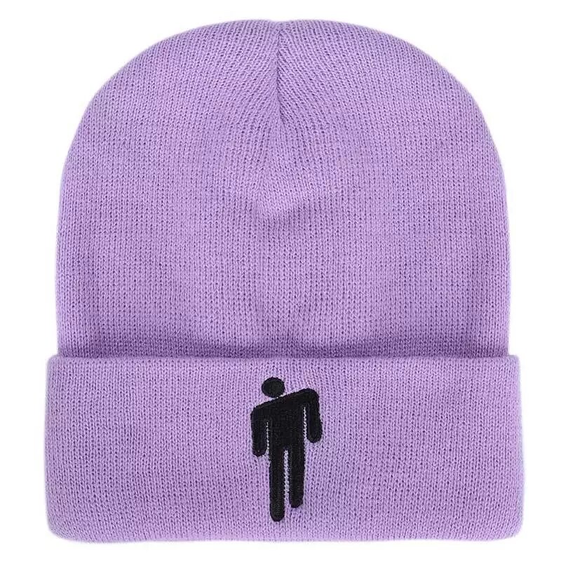 Mütze Deckel Gestrickte Hüte unisex Solide Hüfte-hüpfen Skullies 22 Farben draussen lässig Sport frauen Hütte Fan: Lavendel