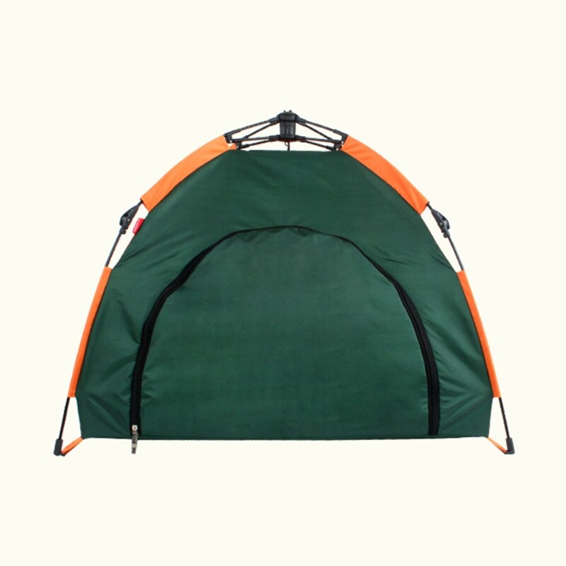 Waterdichte Hond Tent Huis Ademende Puppy Kennel Draagbare Uv-bestendig Kat Bed Met Pad Vouwen Indoor Outdoor Kitten 448D