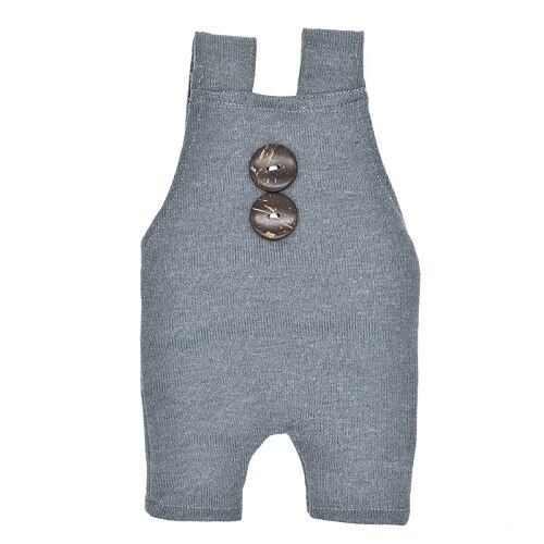 Accesorios para recién nacidos niños niñas disfraces infantes botones Romper bebé fotografía traje: GRAY