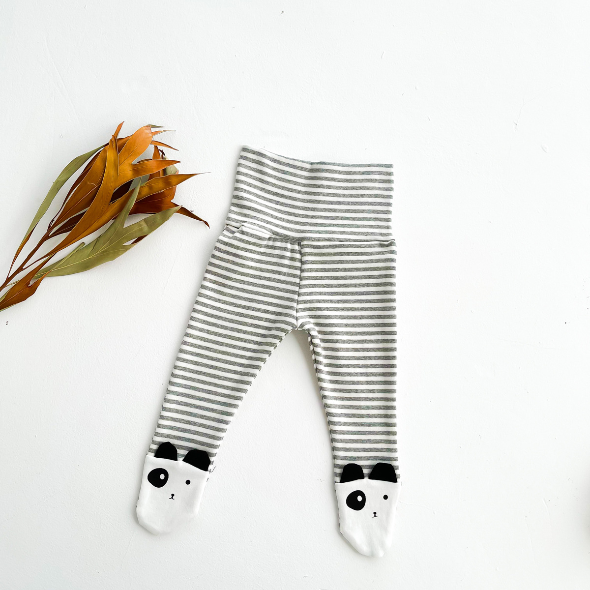 2022 Lente Baby Kleding Cartoon Stijl Legging Voor Meisjes Koreaanse Baby Jongens Leggings Hoge Taille: stripe / 90cm for 2T