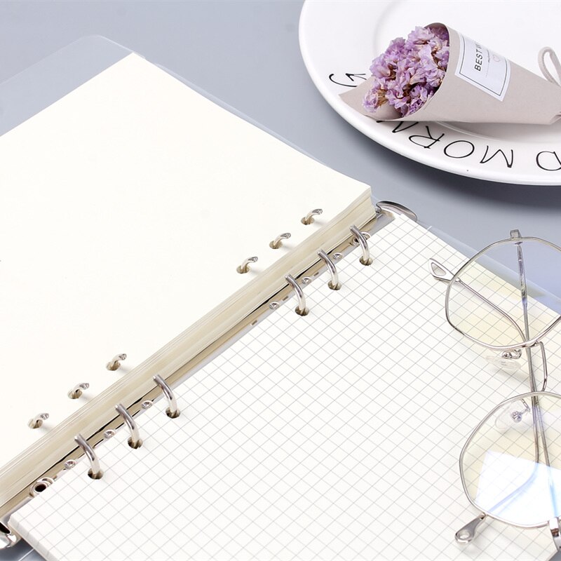 48 pcs notebook filler paper replacement core A6 planner line paper blank paper A5 inner page graph paper DIY combination core