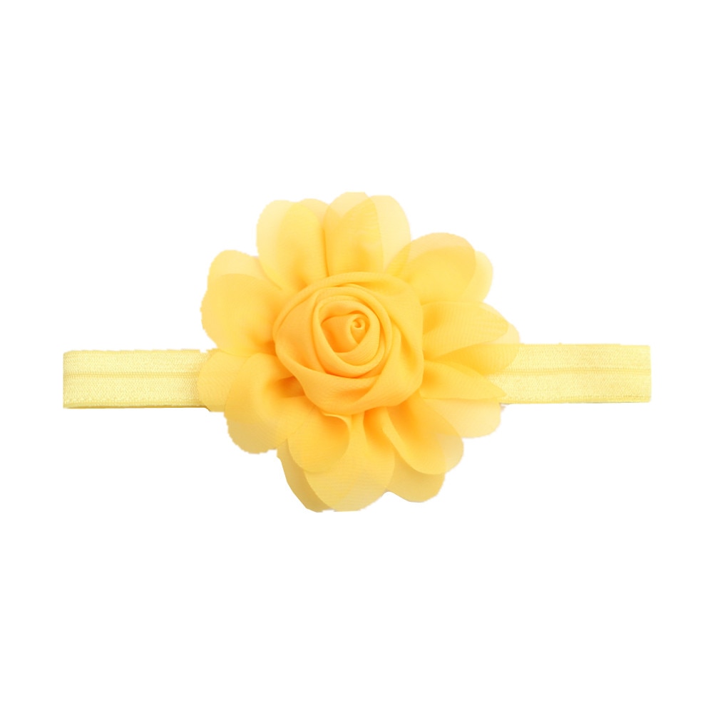 10 farben Baby Mädchen Stirnbänder Blume Haar Band Süße Kinder Haarband Zubehör Chiffon Stirnband Blume Stirnband