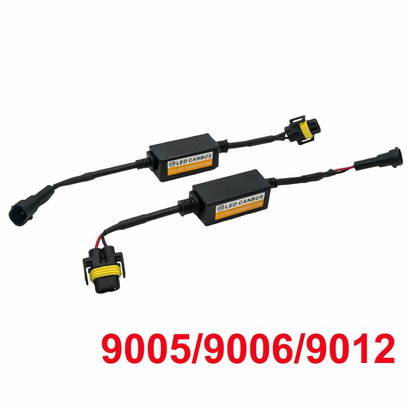 1 unidad de decodificador LED Canbus para faros delanteros, cancelador LED sin Error de 12V, decodificador de luz Canbus LED de coche, resistencia de carga, controlador de advertencia