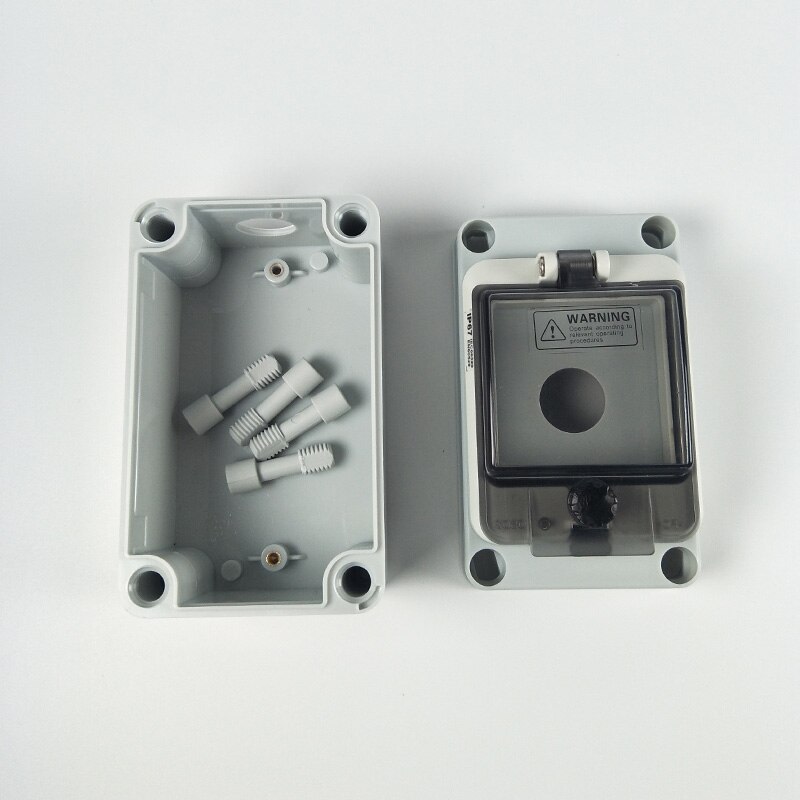 ABS Plastic IP67 Waterproof Junction Boxes Emergency stop switch Control Box Connection Electric Enclosure Case Outdoor Indoor